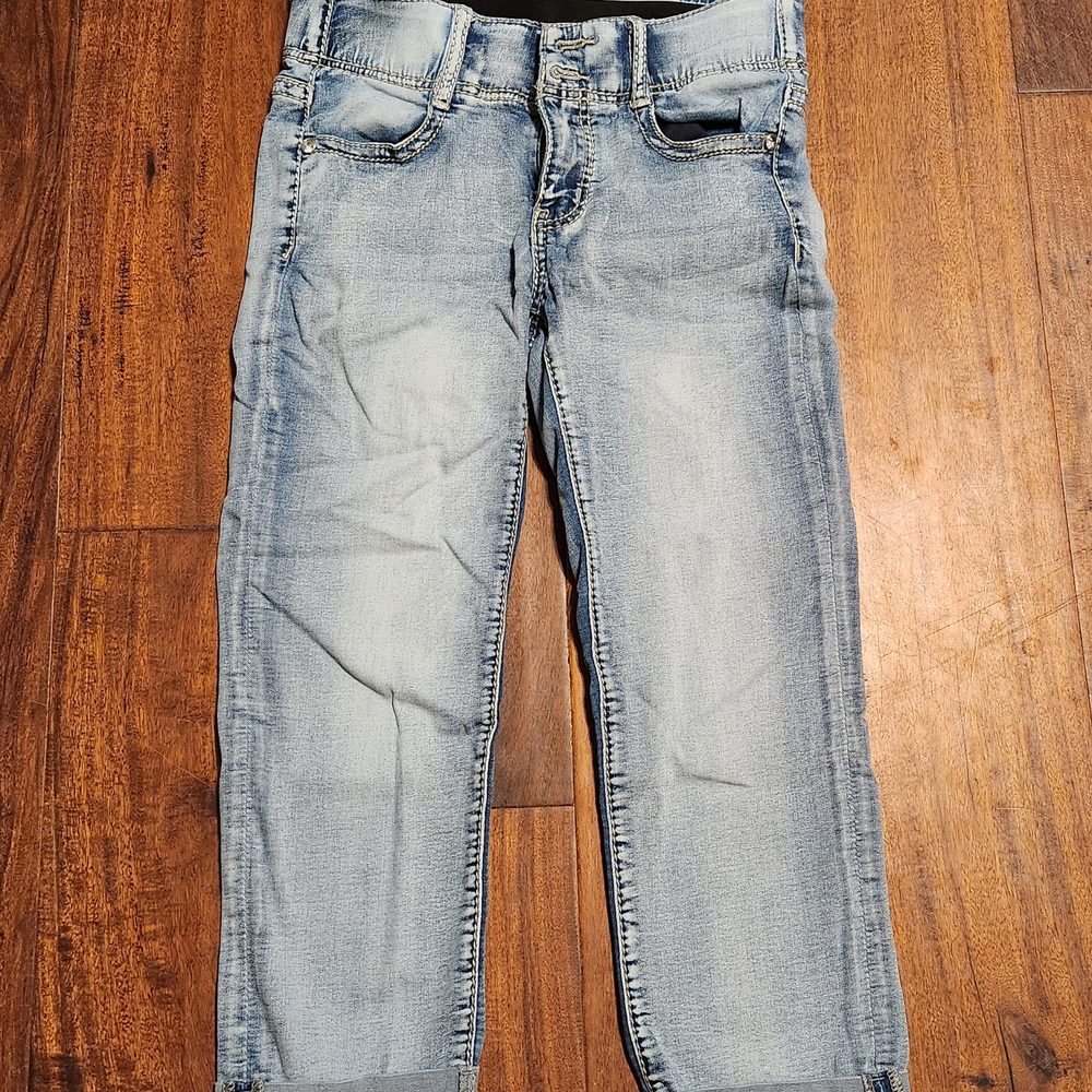Light Blue Denim Jean Capris